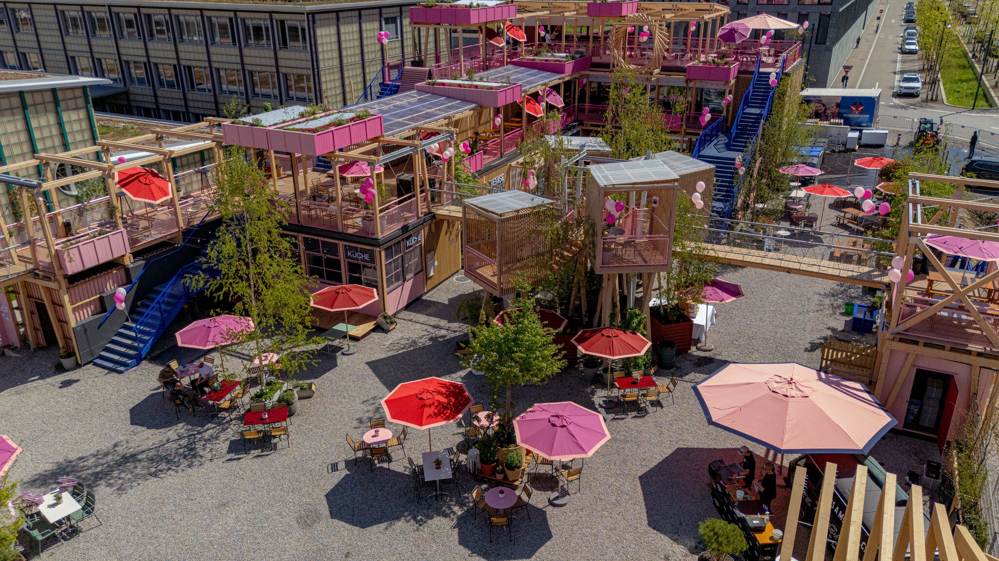 Remise Rosa: Stadtgarten am Güterbahnhof Zürich