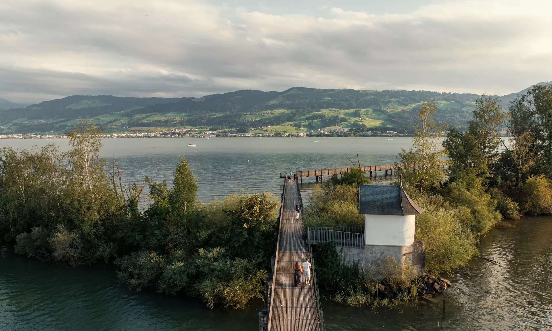 Rapperswil-Hurden Wooden Bridge – a Walkway Across Lake Zurich
