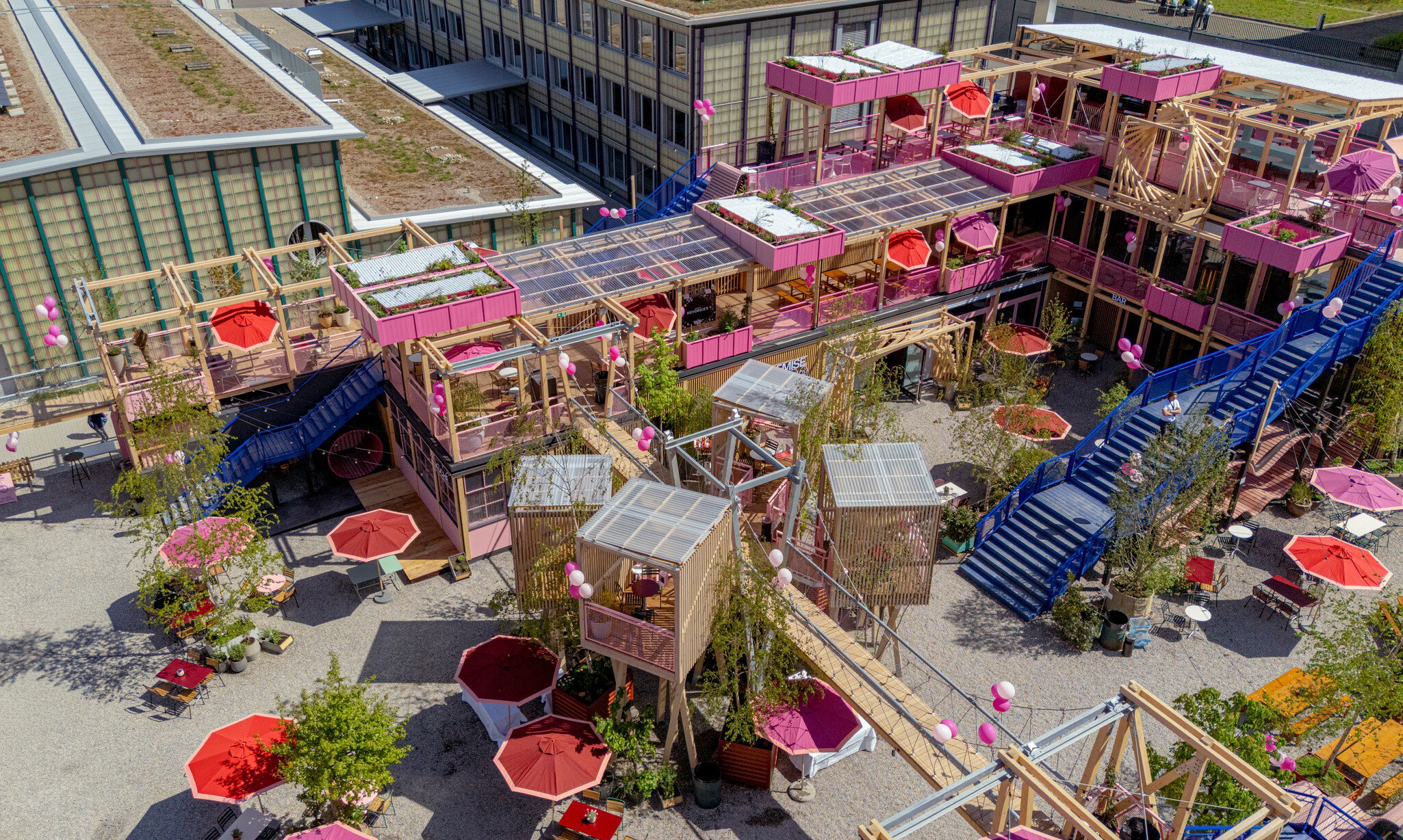Remise Rosa: Stadtgarten am Güterbahnhof Zürich