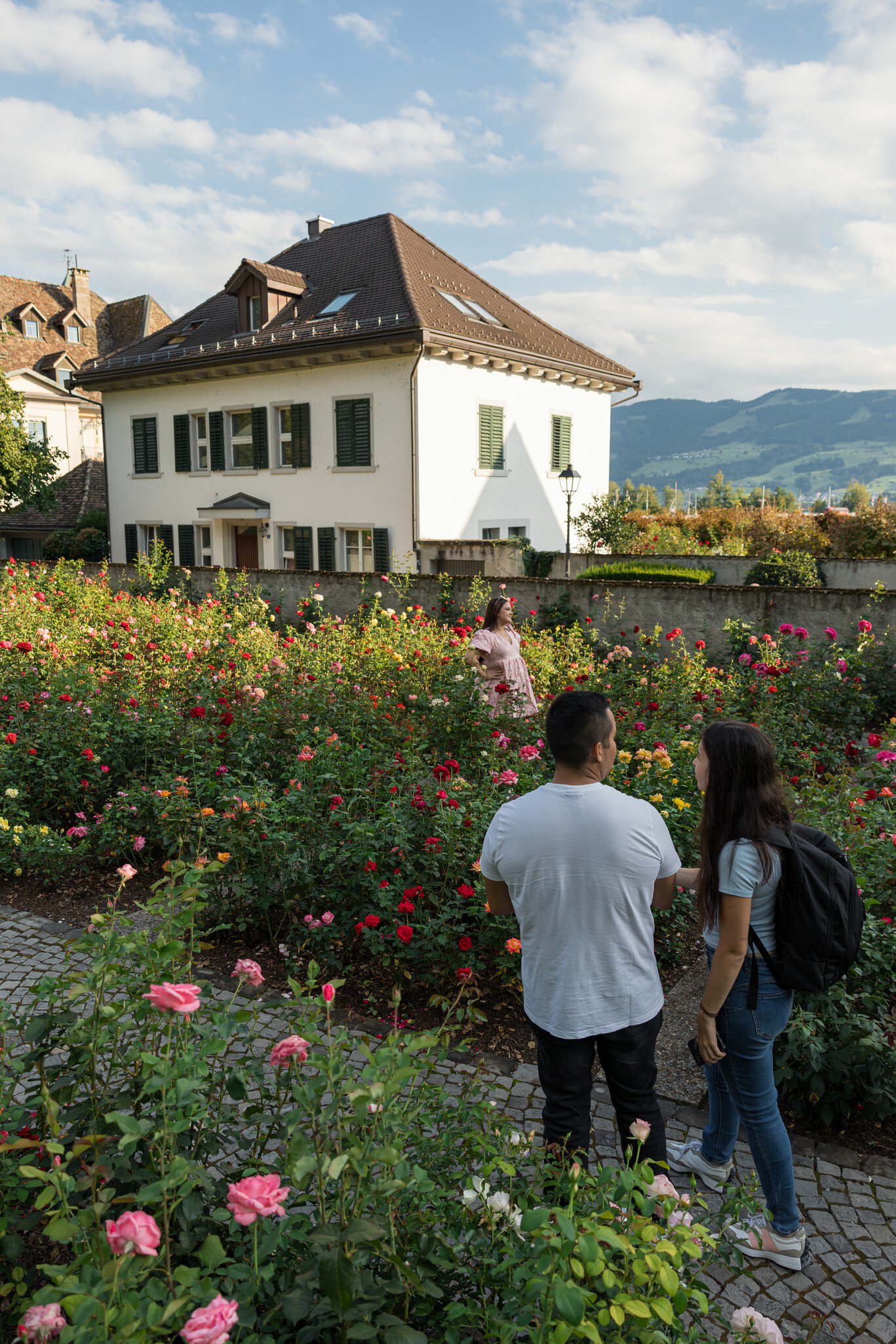 Rapperswil, ville des Roses, site pittoresque au bord du lac de Zurich